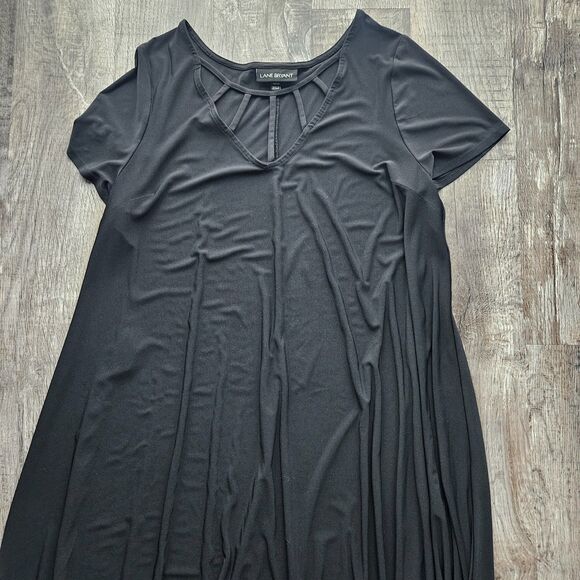 Lane Bryant Cage Neck High Low Dress - Picture 2 of 4